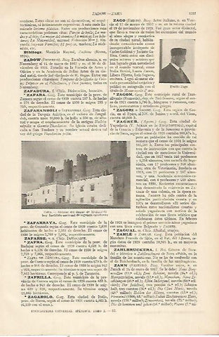 LAMINA ESPASA 22465: Alcazar de Zafra Badajoz