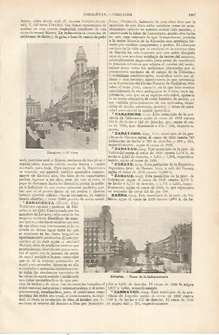 LAMINA ESPASA 22468: El Coso de Zaragoza