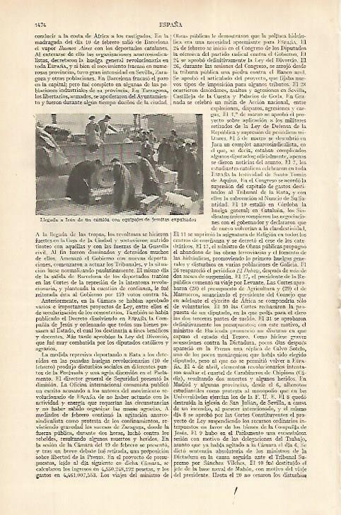 LAMINA ESPASA 22495: Llegada a Irun de jesuitas expulsados