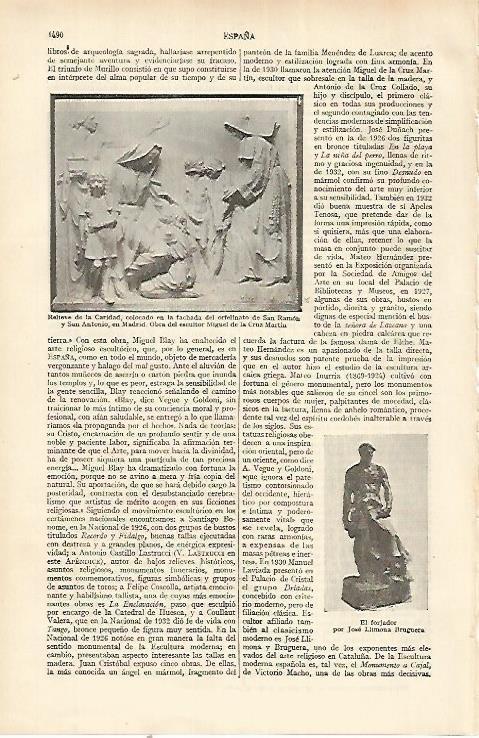 LAMINA ESPASA 22498: Relieve de la Caridad en el Orfelinato de San Ramon
