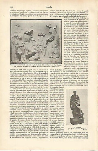 LAMINA ESPASA 22498: Relieve de la Caridad en el Orfelinato de San Ramon