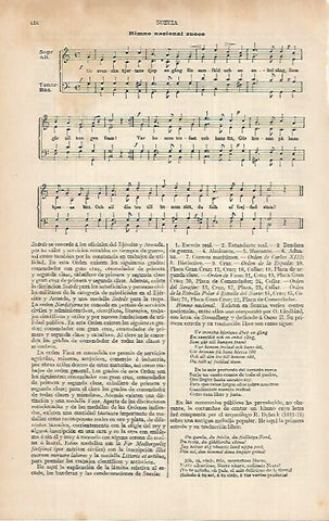 LAMINA ESPASA 22531: Himno Nacional de Suecia