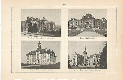 LAMINA ESPASA 22558: Ciudades de Suiza