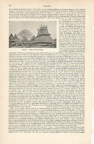 LAMINA ESPASA 22574: Aldea de Kebon Djahe en Sumatra
