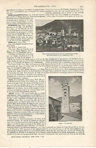 LAMINA ESPASA 22593: Vista de Sus Suiza