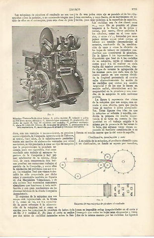 LAMINA ESPASA 22632: Maquina Universelle de picar tabaco