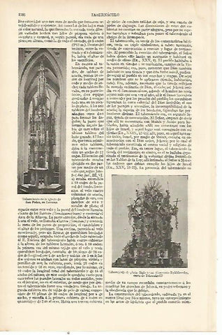 LAMINA ESPASA 22641: Tabernaculos