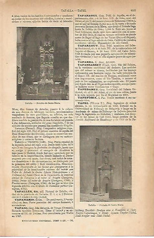 LAMINA ESPASA 22655: Iglesia de Tafalla