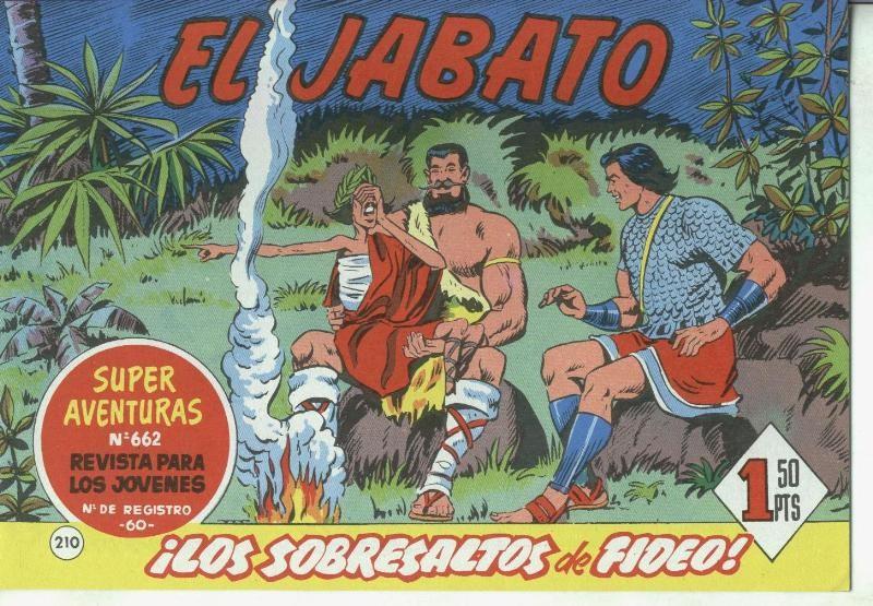 El Jabato facsimil numero 210: Los sobresaltos de Fideo