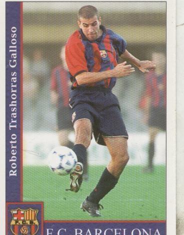 Cromos: Liga 2002: F.C.Barcelona:  Trashorras