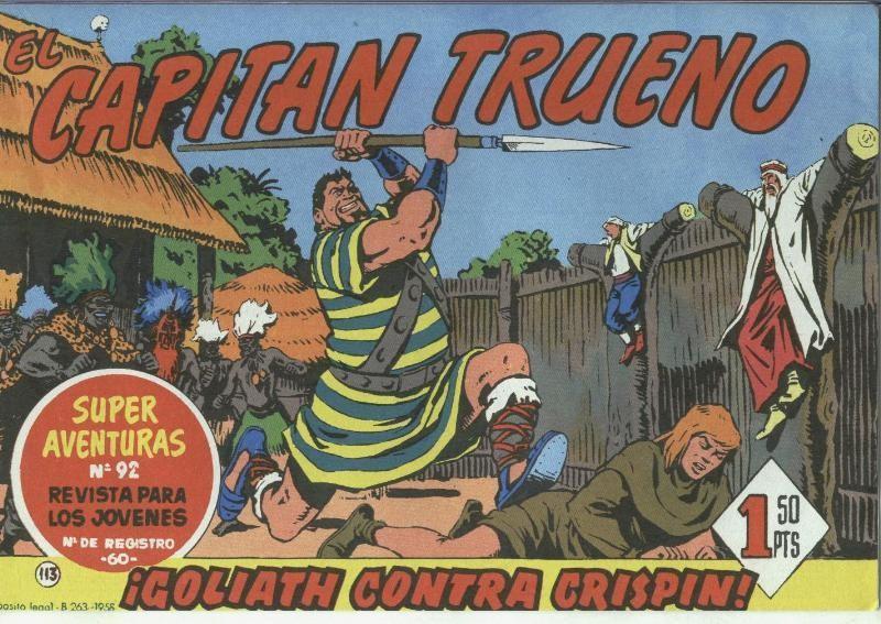 El Capitan Trueno facsimil numero 113: Goliath contra Crispin