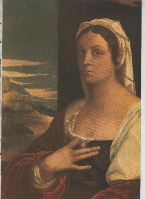 La coleccion Cambo, lamina E: Sebastian del Piombo: pormenor del retrato de dama