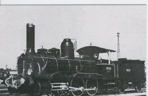 Postal 012278: Locomotora de Vapor 030-2214