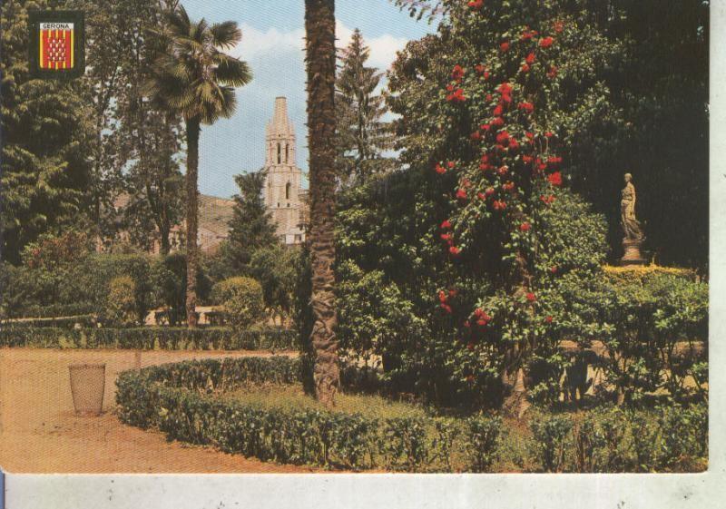 Postal 012426: San Felix desde los jardines de la Dehesa en Gerona