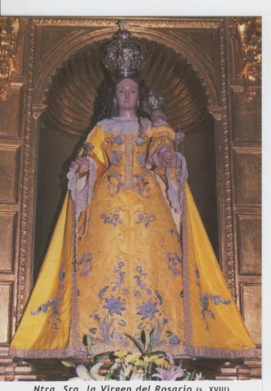 Postal 013721: Virgen Nuestra Señora la Virgen del Rosario