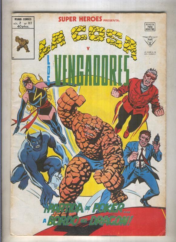 Super Heroes volumen 2 numero 117: La Cosa y Los Vengadores