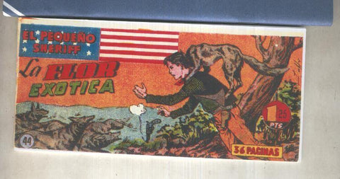 El Pequeño Sheriff facsimil numero 044: La flor exotica