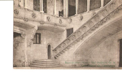 Postal 021271 : Korto kaj stuparo de la Generalita de Catalunya - Barcelona
