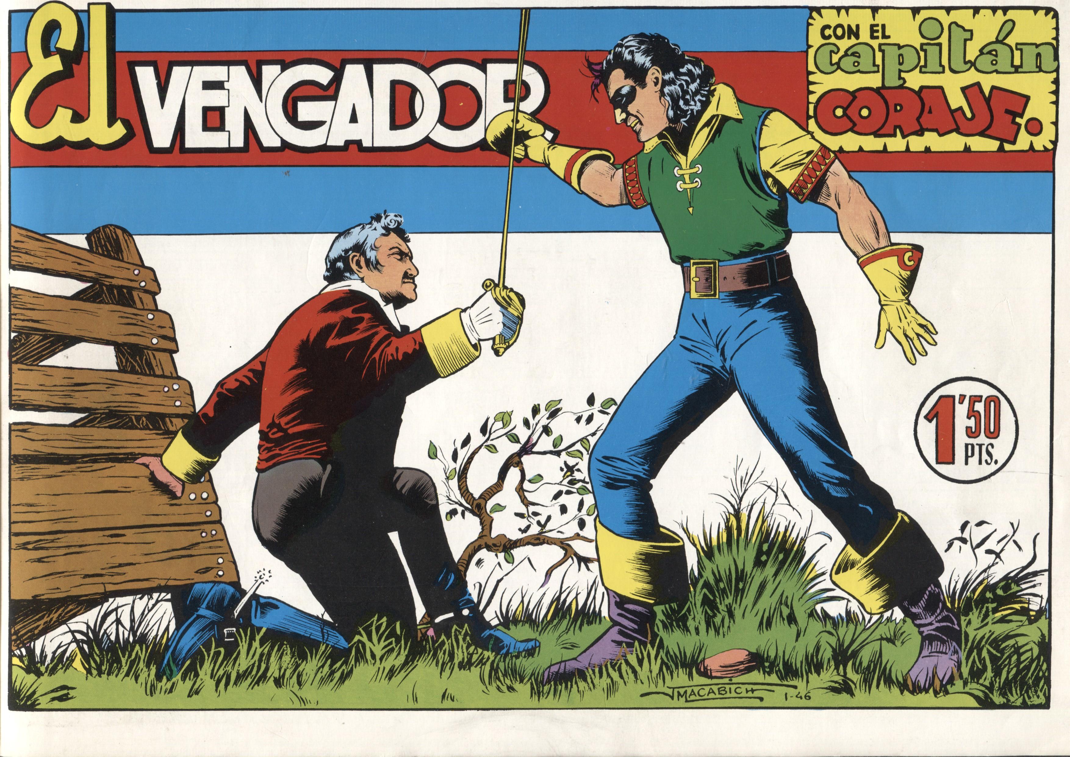 Facsimil: El Capitan Coraje numero 01: el vengador