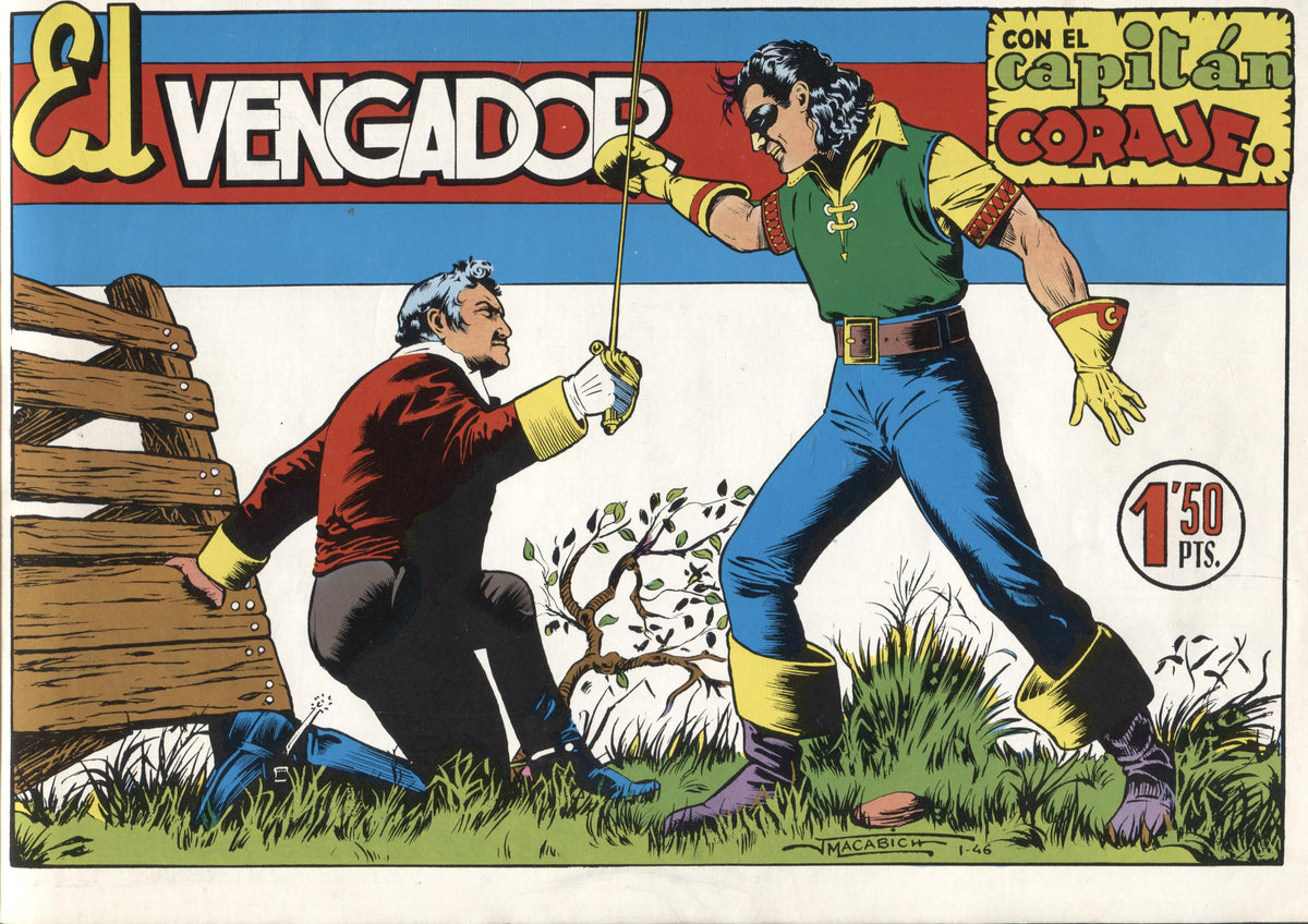Facsimil: El Capitan Coraje numero 01: el vengador