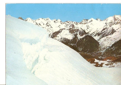 Postal 029988 : Sallent de Gallego El Formigal Ventisquero. Al fondo el Balaitus