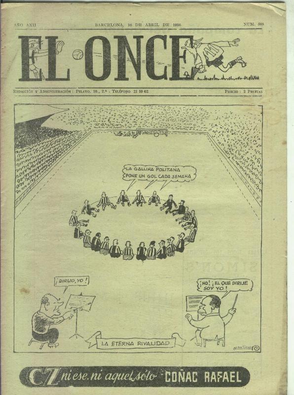 El Once revista deportiva numero 588