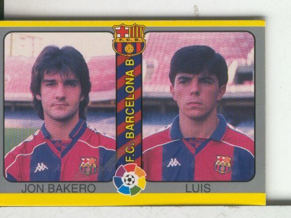 Cromos: Futbol Total Liga 95: Barça: Bakero y Luis