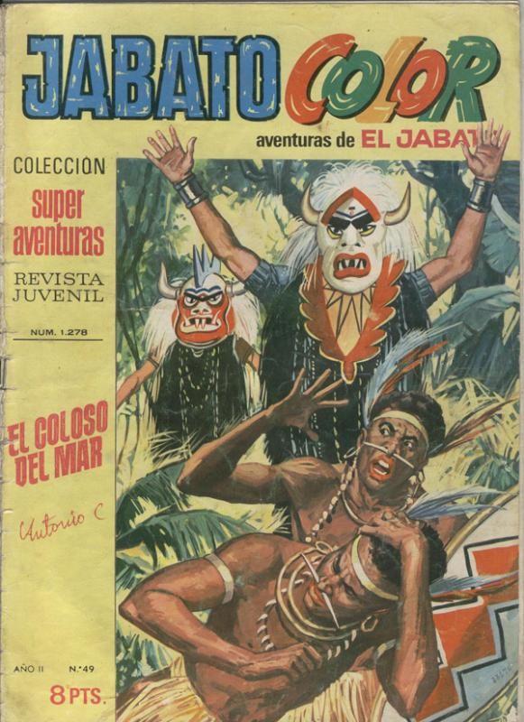 Jabato color primera epoca numero 049: El coloso del mar