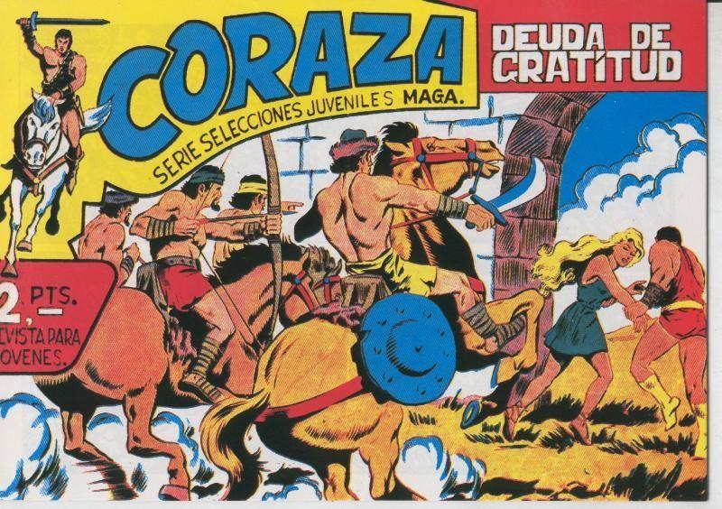 Coraza coleccion facsimil numero 61: Deuda de gratitud