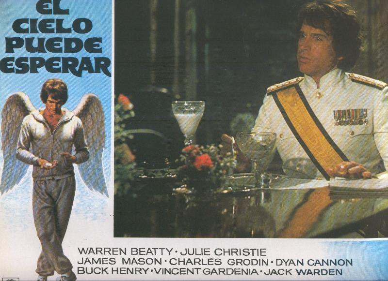 Caratula cine: El cielo puede esperar, un film de Warren Beatty , numerada 6 en trasera