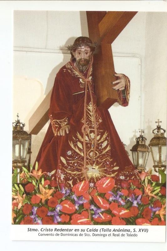 Postal 029900 : Stmo. Cristo Redentor en su Caida (Talla Anonima S. XVIII).  