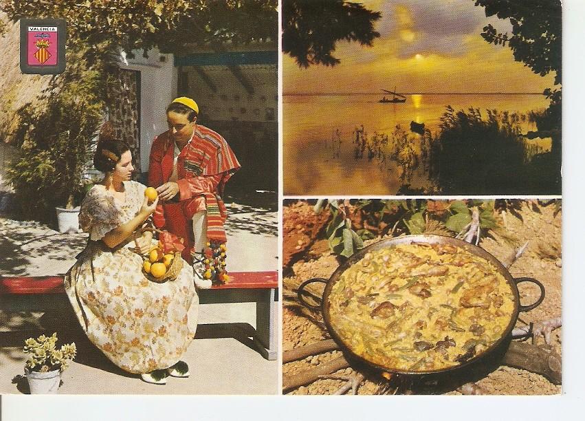 Postal 033284 : Valencia. Pareja valenciana