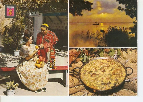 Postal 033284 : Valencia. Pareja valenciana