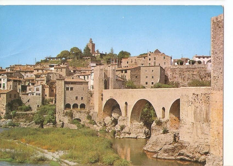 Postal 035520 : Besalu (Gerona). Vista parcial