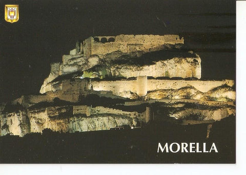 Postal 042883 : Morella (castellon). Nocturna Castillo Morella