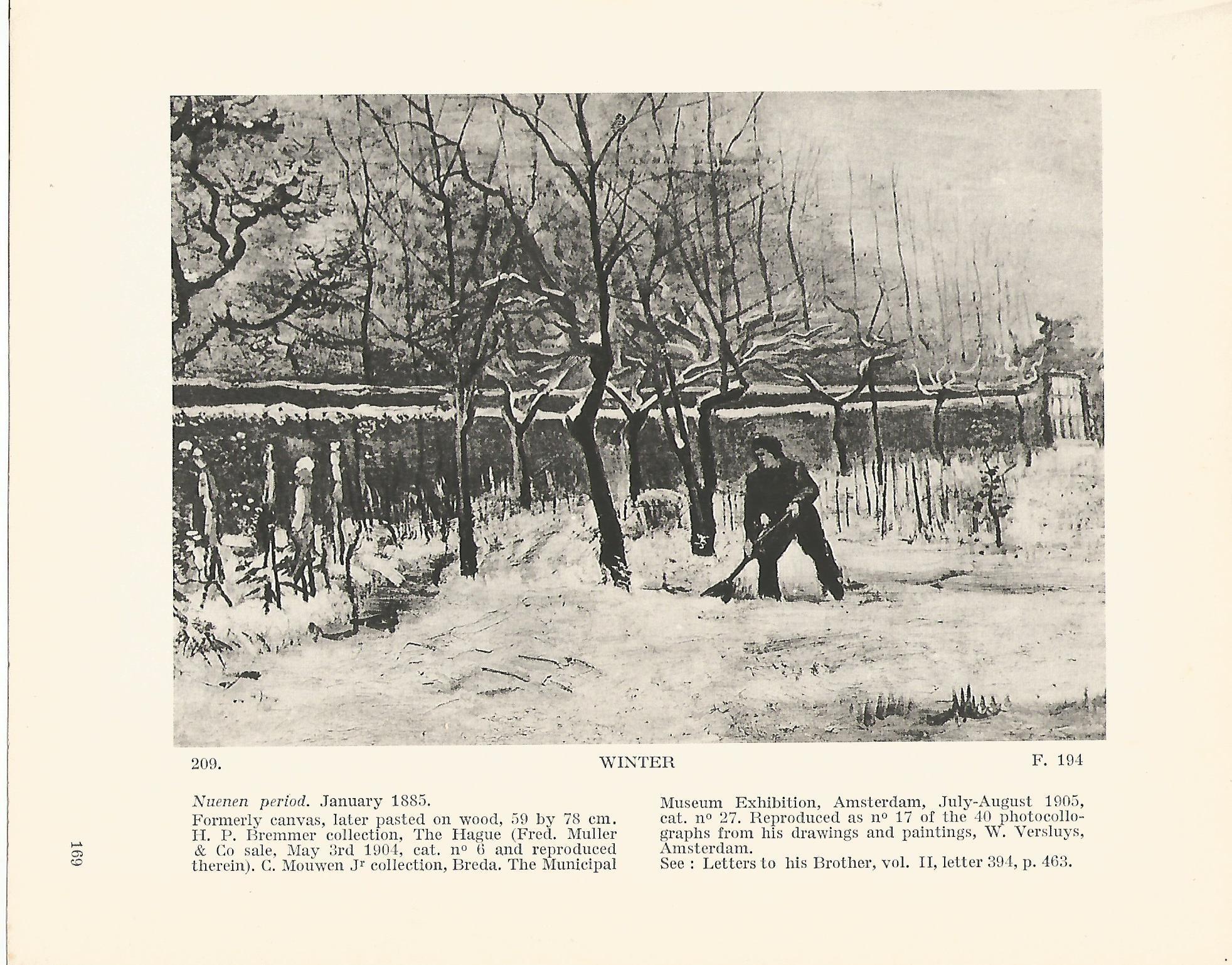 LAMINA 1271: VAN GOGH. Winter
