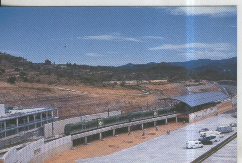 Postal 011841: Cremallera de Montserrat (estacion de Monistrol)