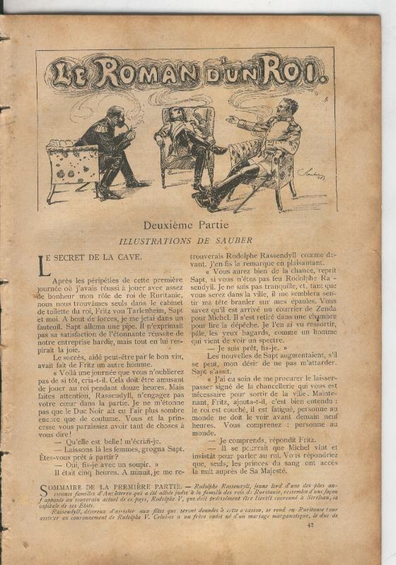 Le Roman d,un Roi, deuxime partie, illustrations de Sauber