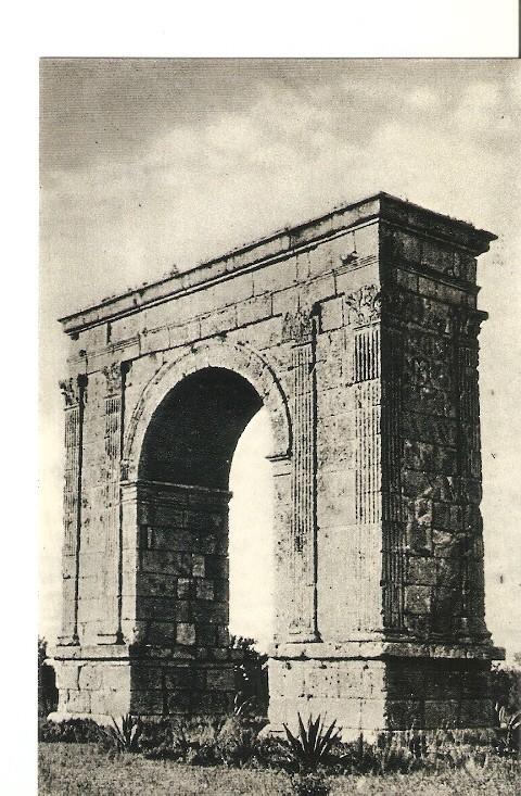 Postal 021802 : Arco triunfal de Bara s. II - Tarragona