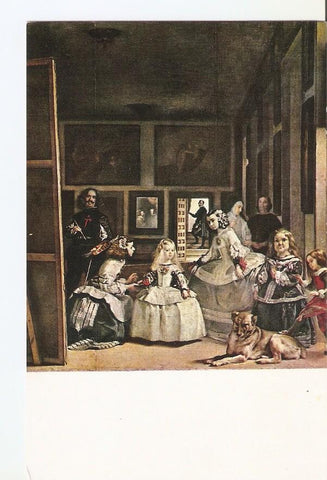 Postal 024843 : Las Meninas Velazquez. Museo del Prado