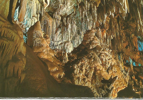 Postal 51821: CUEVA DE NERJA -Sala del Cataclismo vista parcial