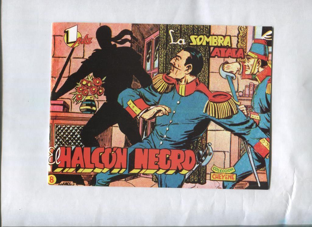 Facsimil: El Halcon Negro numero 08: La sombra ataca