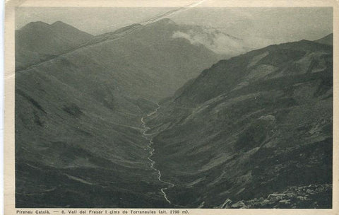 Postal-Postcard 17214: PIRINEO CATALAN - Vall del Freser Valle del Freser