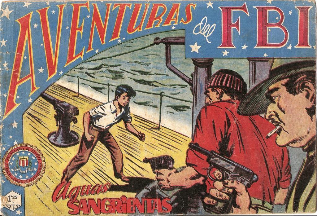 Aventuras del FBI original numero 038: Aguas sangrientas (numerado 3 en trasera)