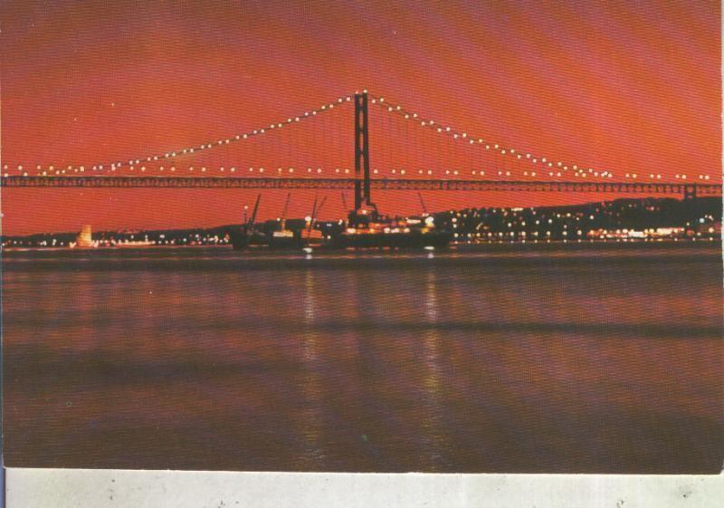 Postal 012428: Puente Salazar en Lisboa, Portugal
