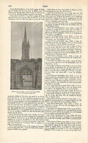LAMINA ESPASA 17189: Cementerio de Saint Jean du Doigt