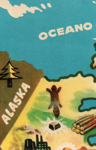 CROMO Viajando por America del Norte:  Numero 1