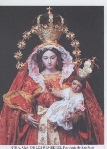 Postal 015487: Virgen Nuestra Señora de los Remedios