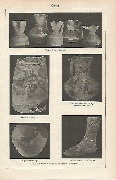 LAMINA ESPASA 19928: Ceramica de la cultura iberica