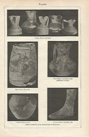LAMINA ESPASA 19928: Ceramica de la cultura iberica